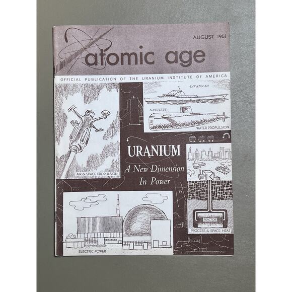 Atomic Age Magazine - 9 Issues From 1961 - Picture 7 of 11